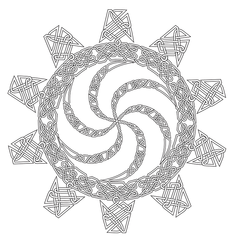 'Time/Space', digital tattoo design, 2015